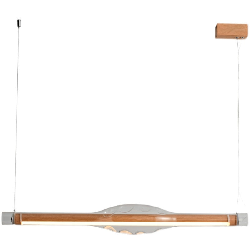 Edge Moderne Buisvormige LED Hanglamp Zwart Metaal Slaapkamer