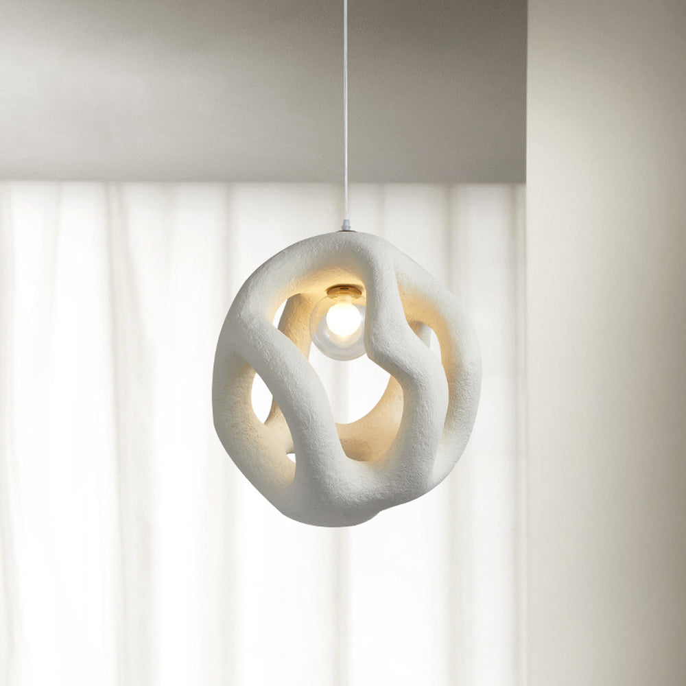 Byers Moderne Onregelmatige LED Hanglamp Wit/Zwart Resin Binnen