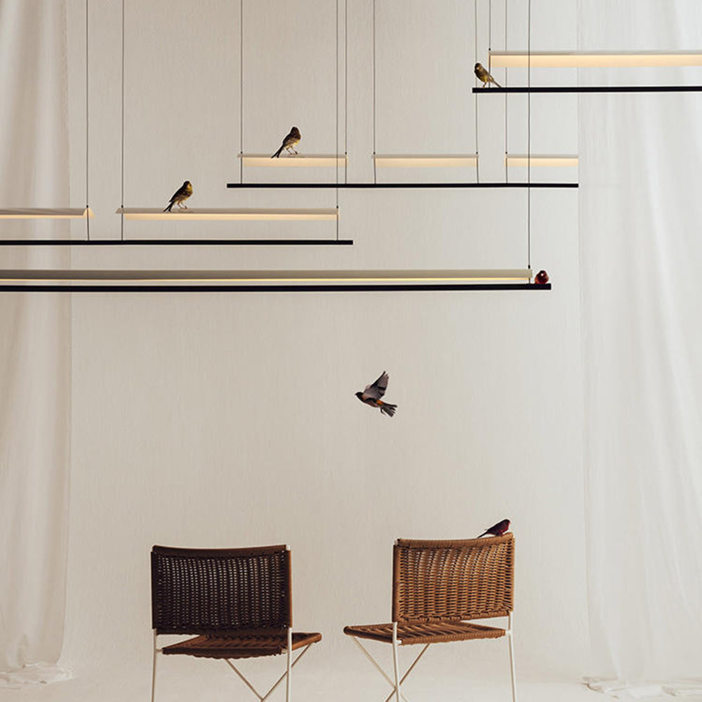 Edge Moderne Lineaire Metaal Hanglampen Woonkamer/Eetkamer