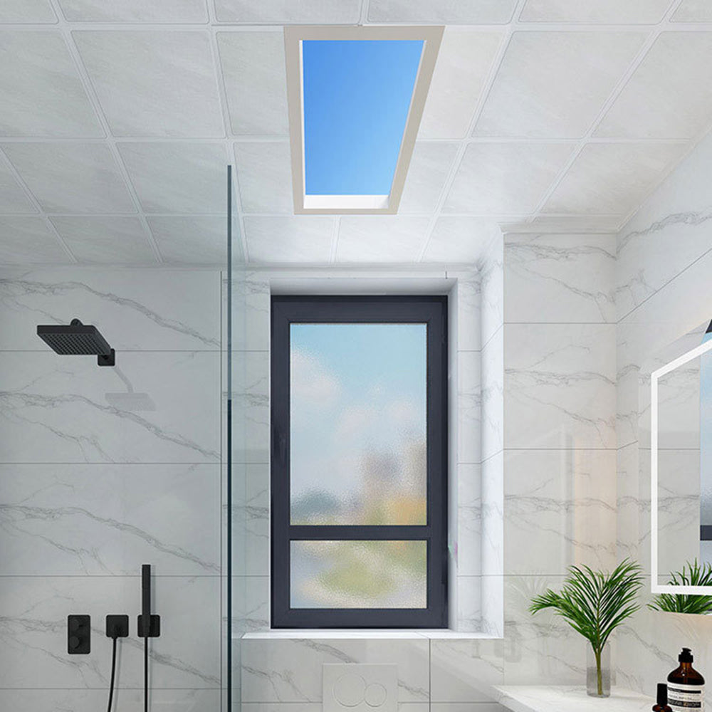 Edge Modern LED Plafondlamp Zwart&Blauw Woon/Bad/Eetkamer Metaal&Acryl