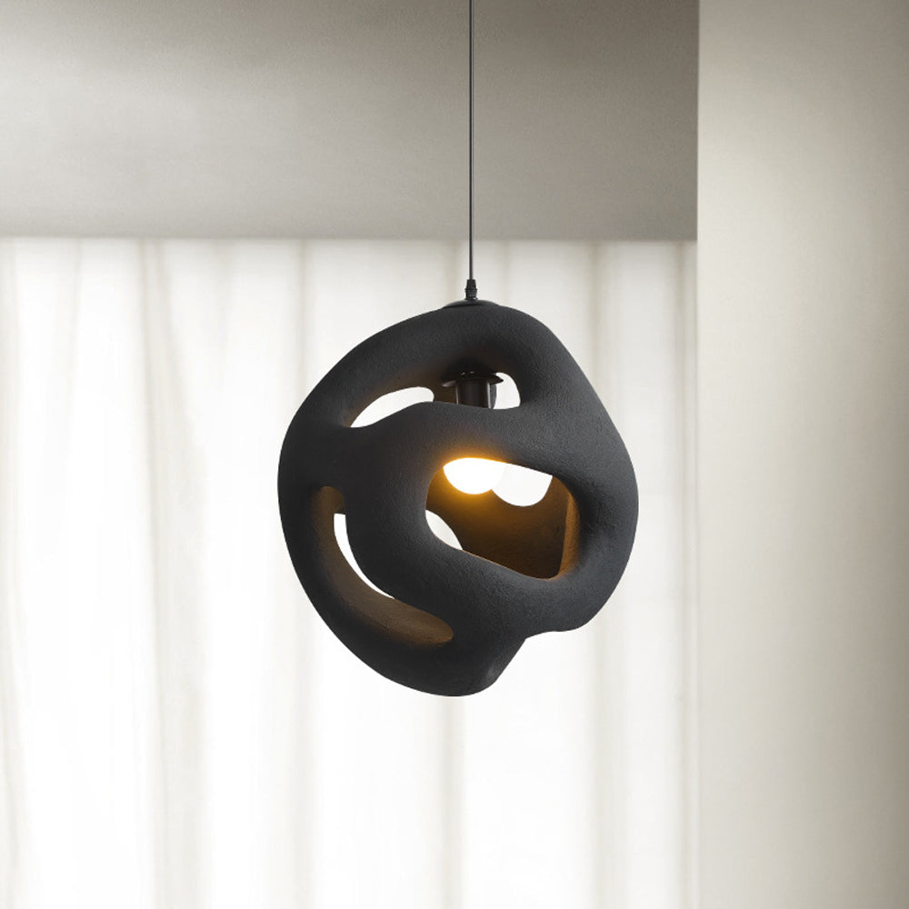 Byers Moderne Onregelmatige LED Hanglamp Wit/Zwart Resin Binnen