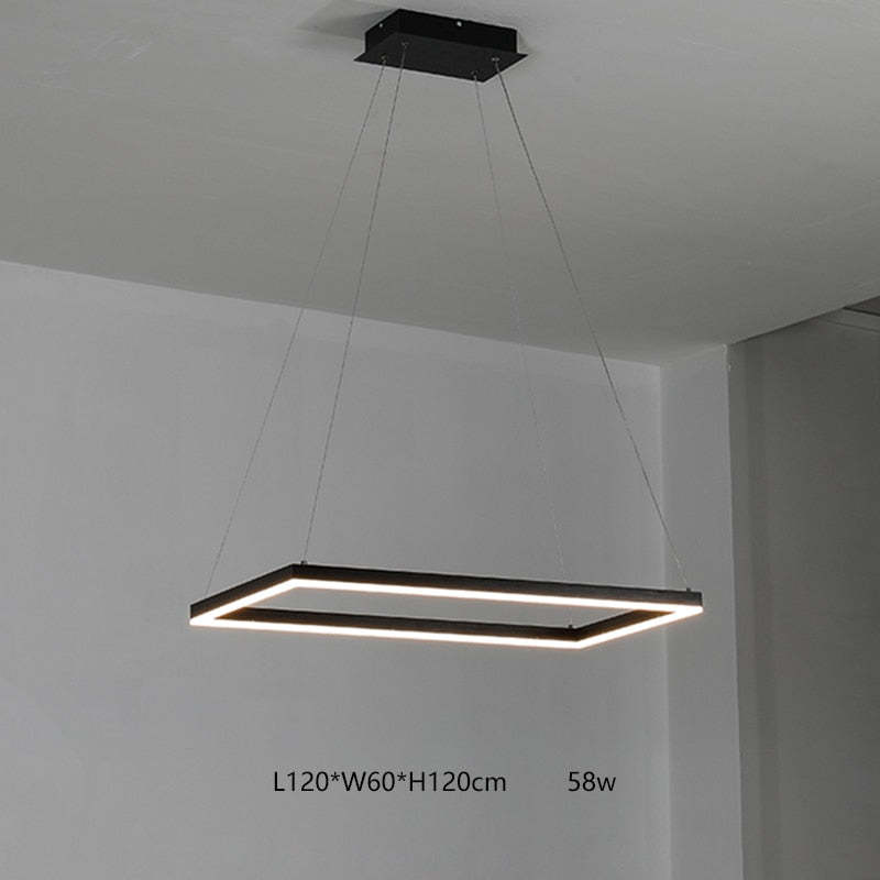 Bouvet Design LED Hanglampen Zwart Wit Metaal Eetkamer Slaapkamer