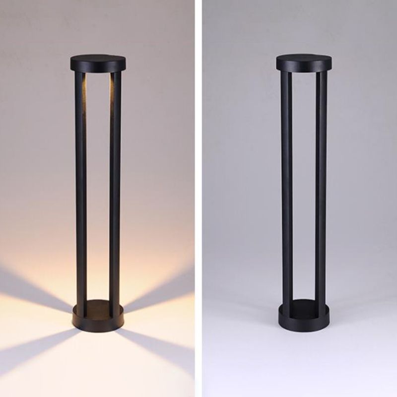 Pena Moderne LED Loom Buitenlamp Zonne Metaal Zwart Tuin/Stoeprand/Balkon
