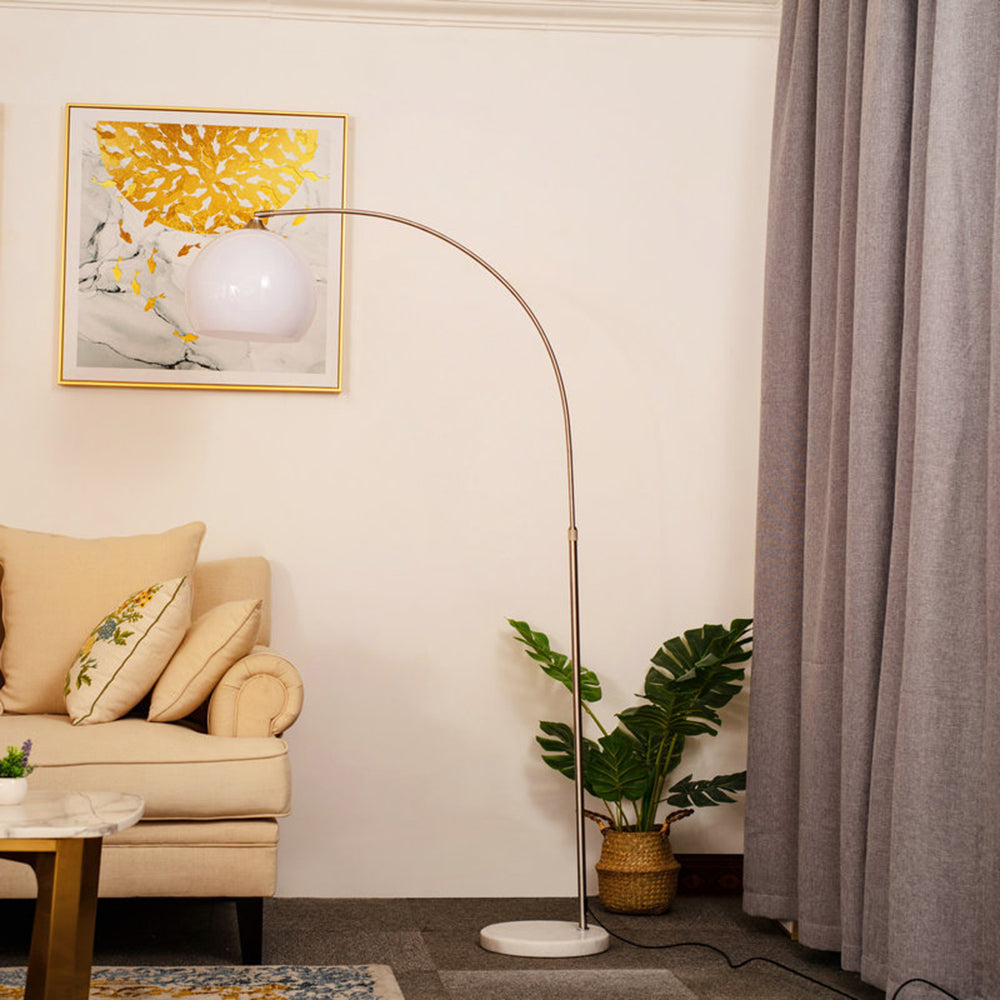 Salgado Design LED Vloerlamp Oranje Wit Metaal Eetkamer Slaapkamer