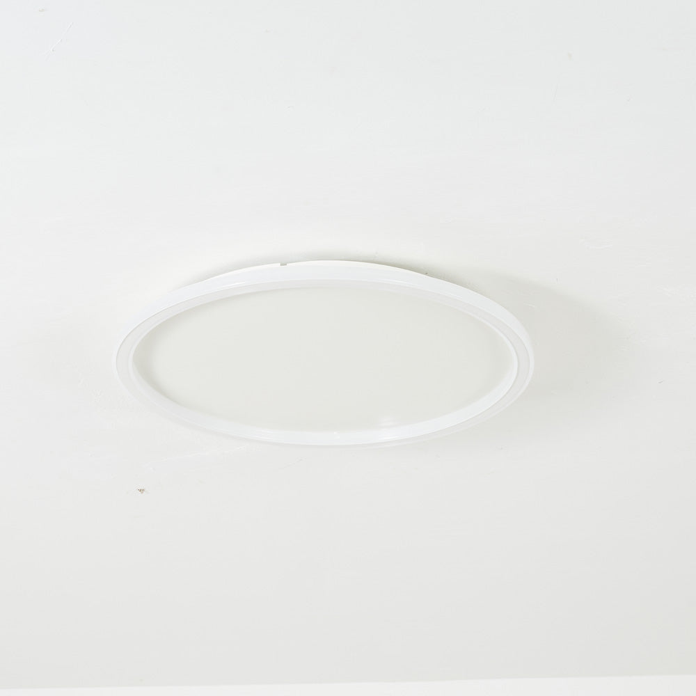Quinn Moderne Ronde LED Plafondlamp Metaal/Acryl Zwart/Wit Slaap/Eet/Woonkamer