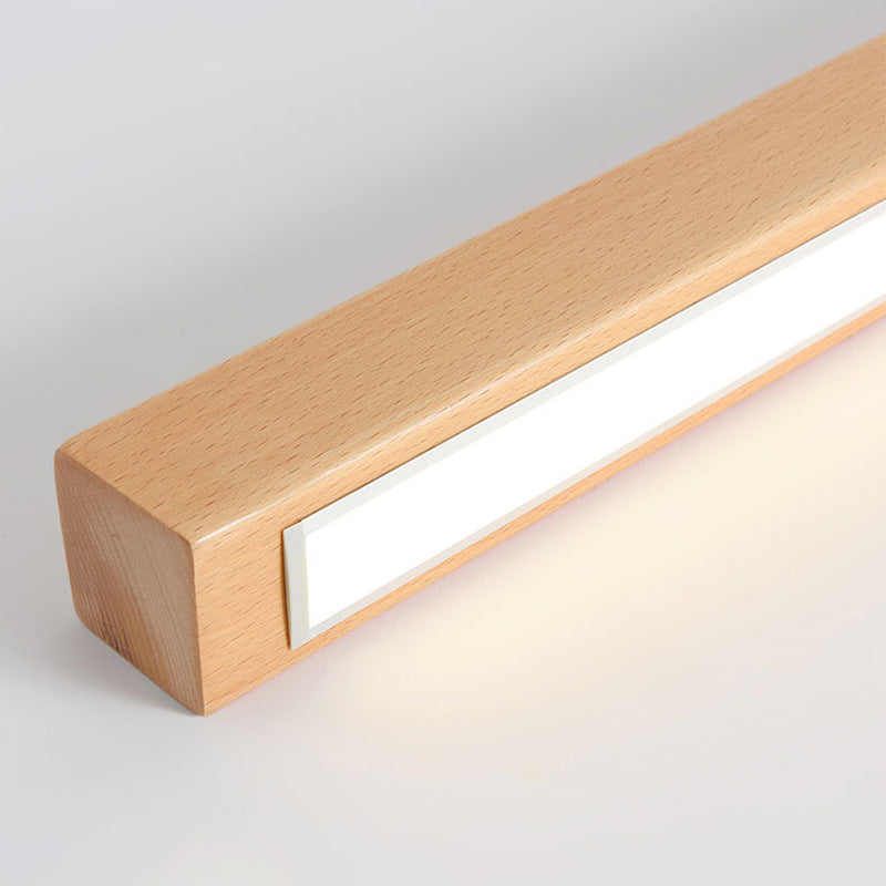 Edge Moderne LED Plafondlampen Houten Metaal Slaapkamer Woonkamer