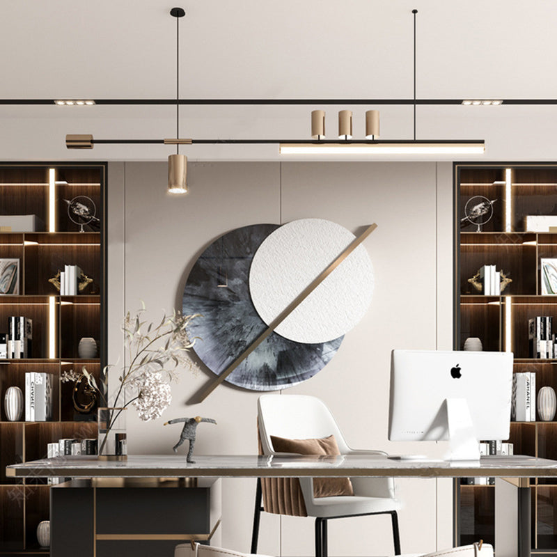 Edge Industriele LED Hanglamp  Metaal Acryl Woonkamer Eettafel