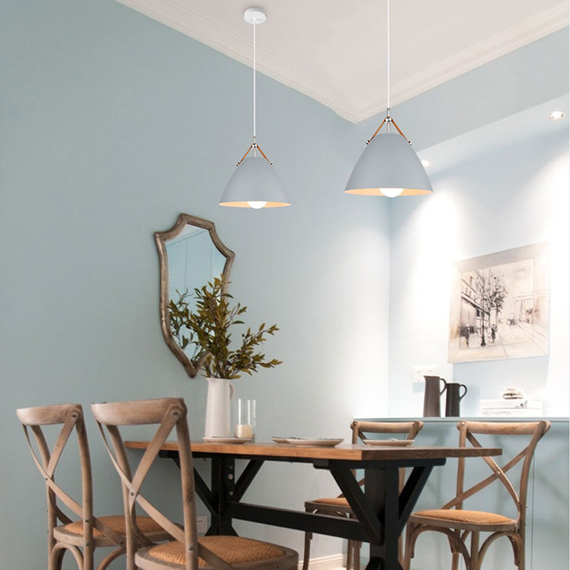 Carins Moderne Design LED Hanglamp Metaal Gary/Swart/Wit Woonkamer/Eetkamer