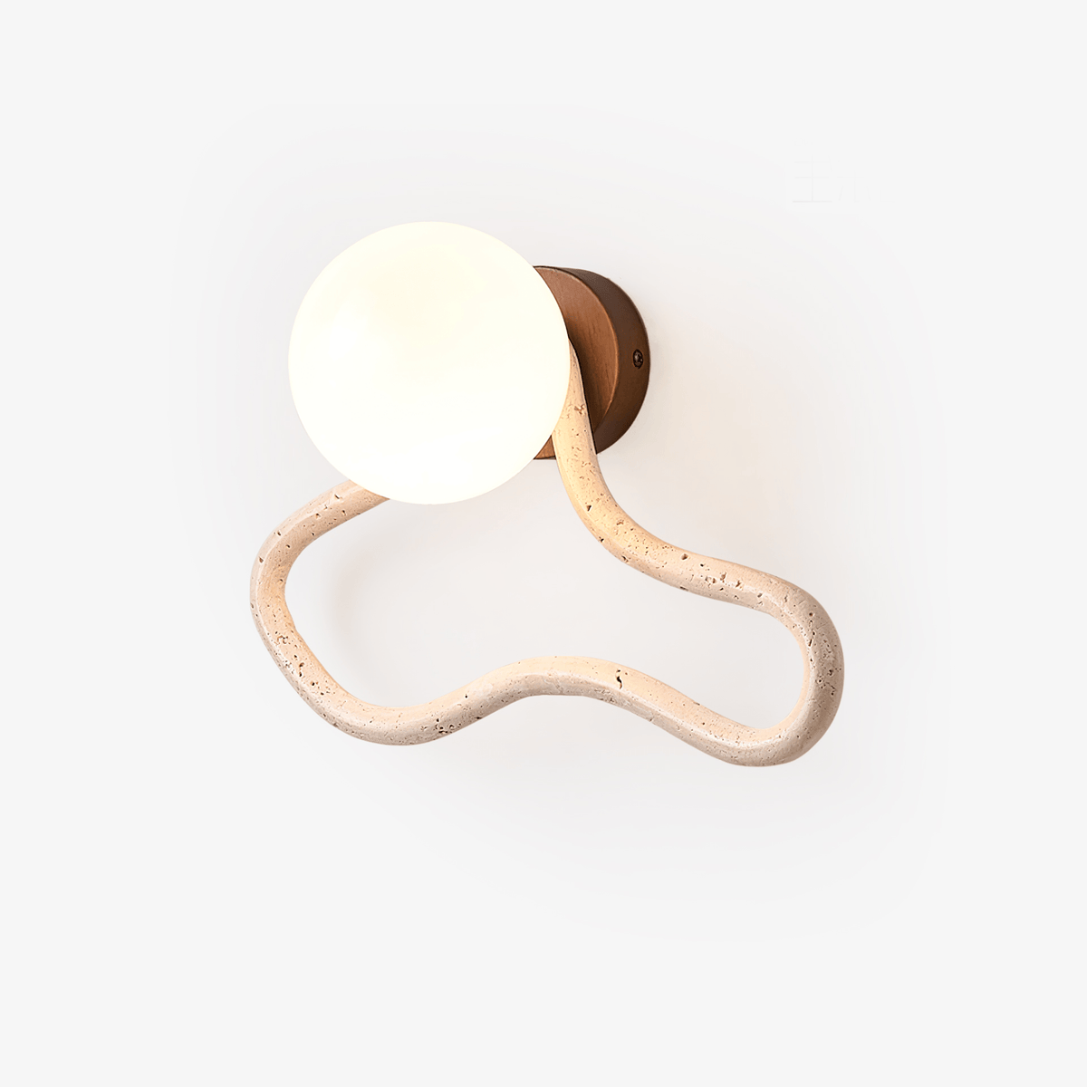 Meldox travertin wandlamp