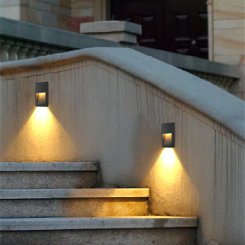Orr Moderne LED Buitenlamp Zwart Metaal/Acryl Hal Trappenhuis