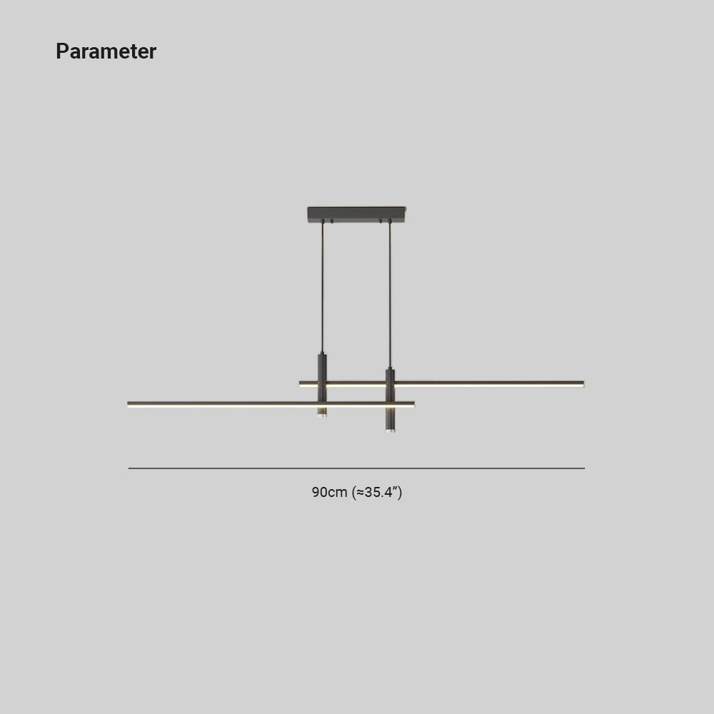 Edge Industriele LED Hanglamp Zwart/Goud Metaal Woon/Slaapkamer Eettafel