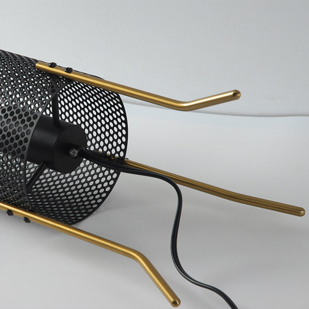 Zaid vloerlamp, metaal & aluminium