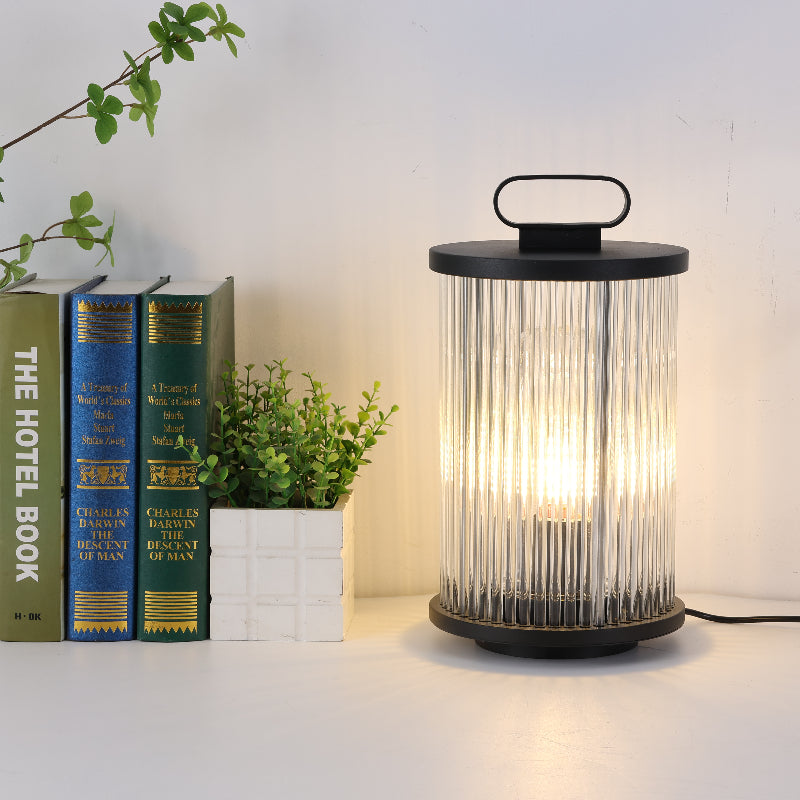 Orr Kleine LED Vloerlampen Zwart Metaal Glas Buiten Tuin Hal