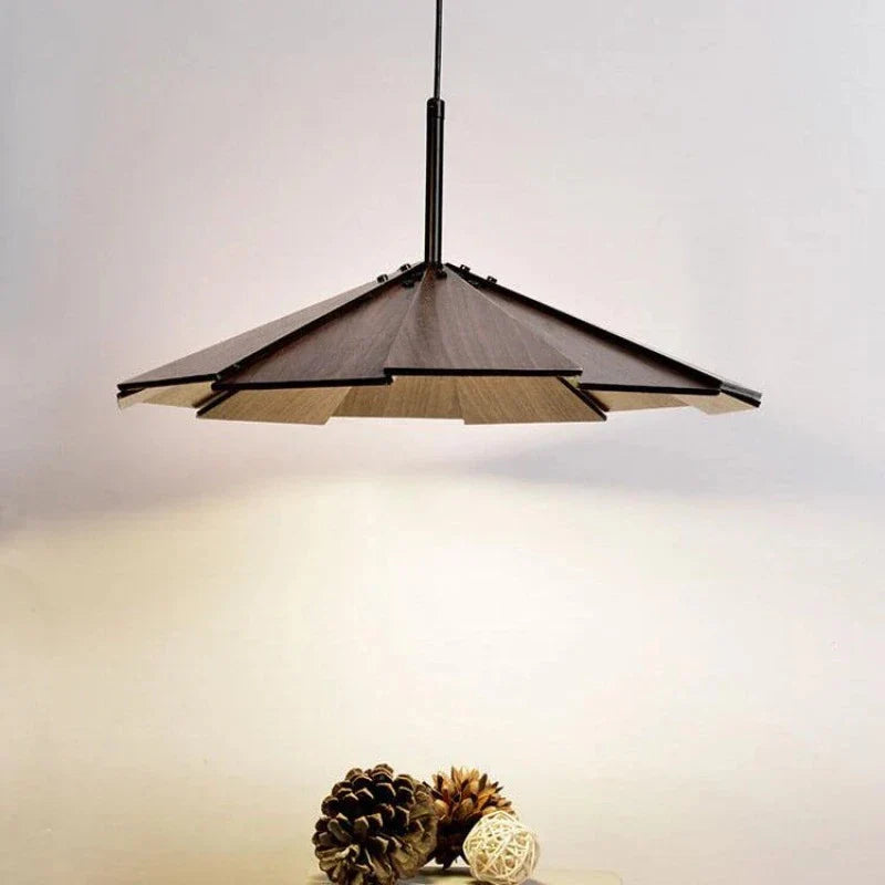 Ritta Vintage LED Hanglampen Walnoot Hout Slaapkamer/Bar/Theekamer