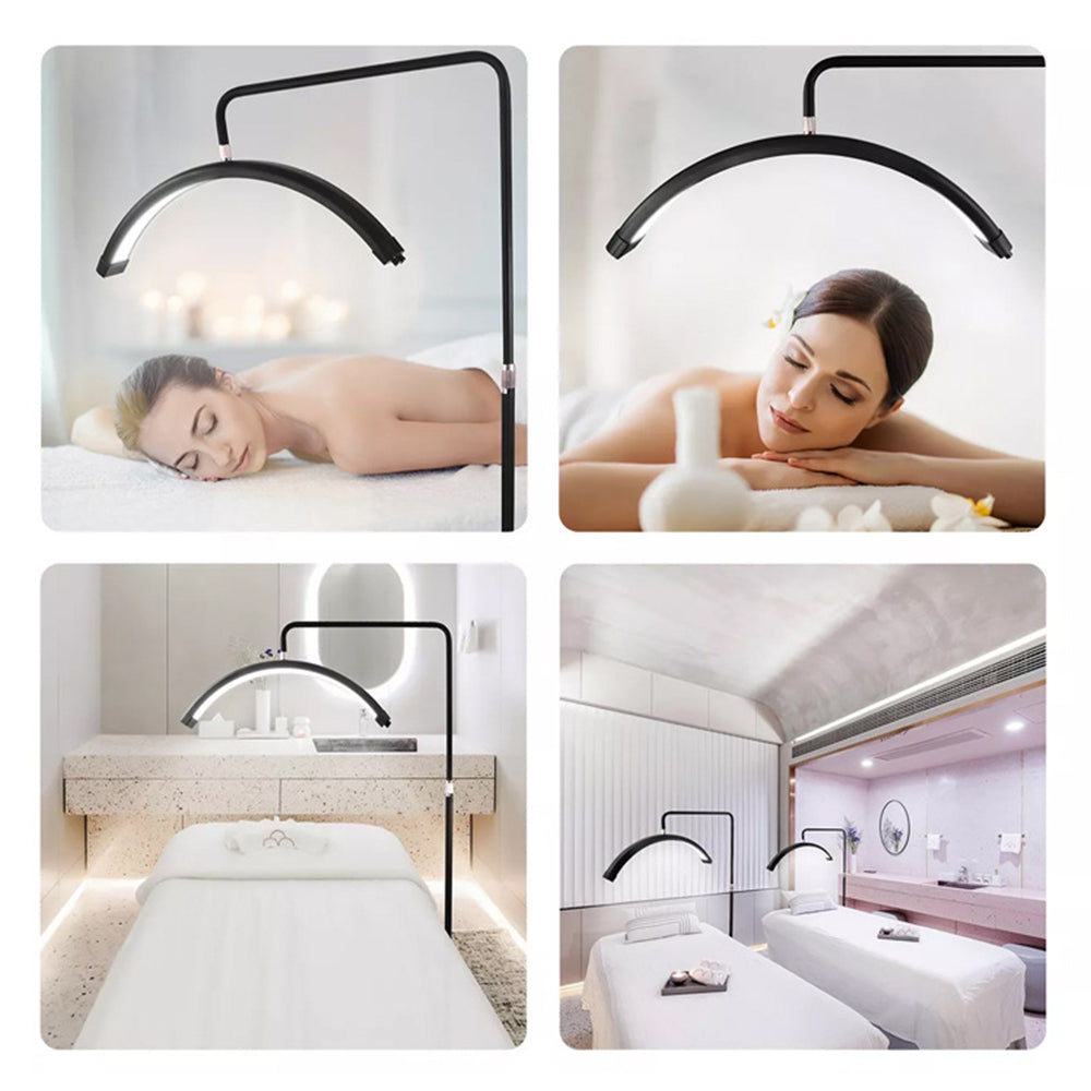 Cooley Moderne Design LED Vloerlamp Zwart Metaal Schoonheidssalon