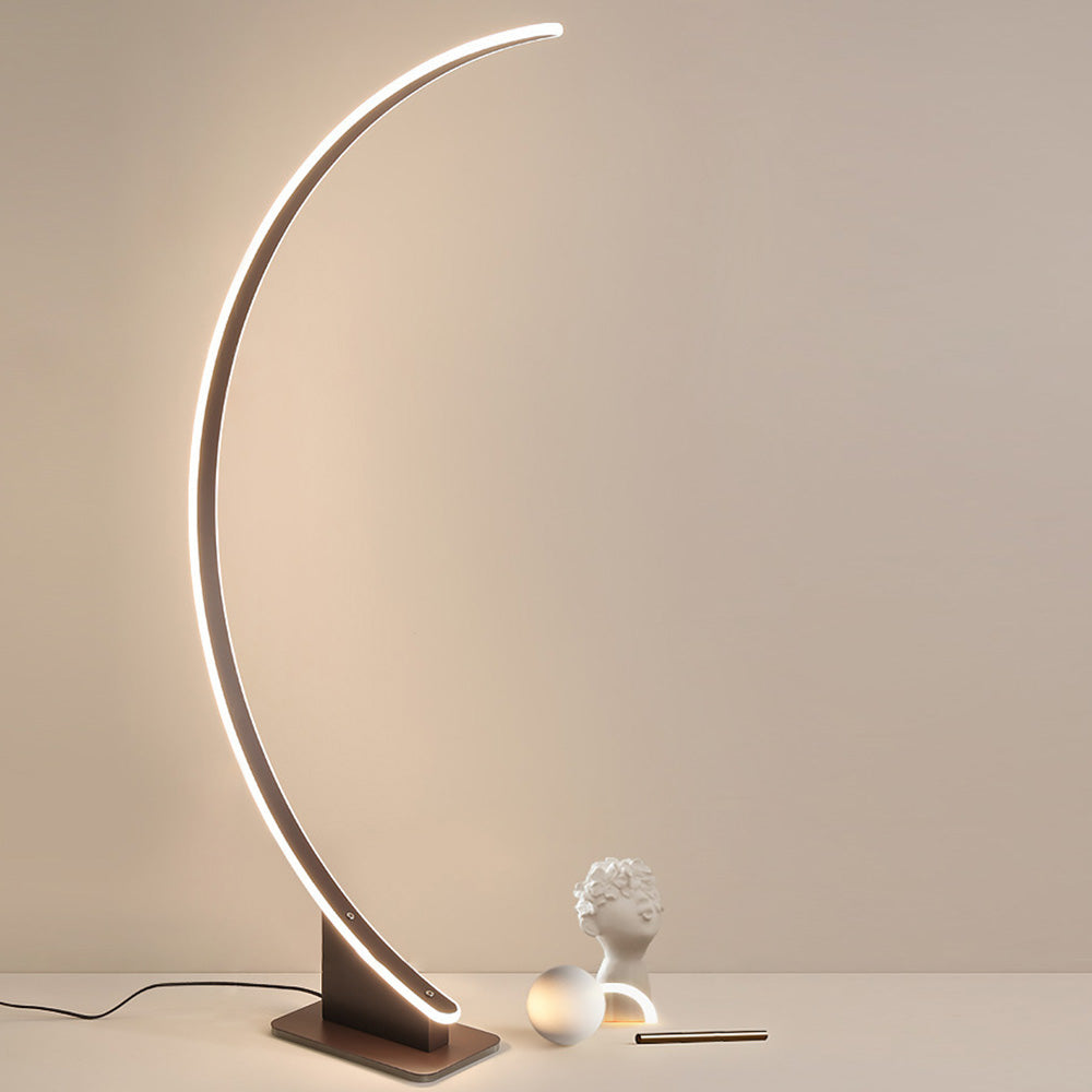 Edge Industriele LED Vloerlamp Wit Metaal Woonkamer Slaapkamer