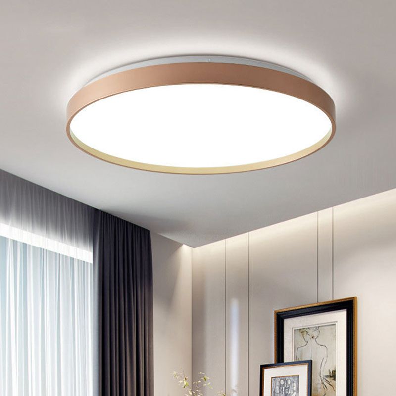 Quinn Statig Plafondlamp LED Wit/Koffie/Grijs Metaal/Acryl Woonkamer