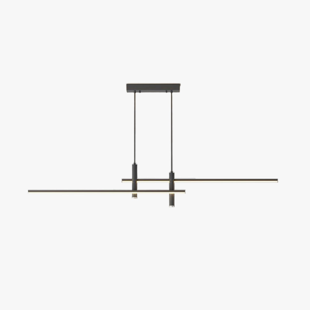 Edge Industriele LED Hanglamp Zwart/Goud Metaal Woon/Slaapkamer Eettafel