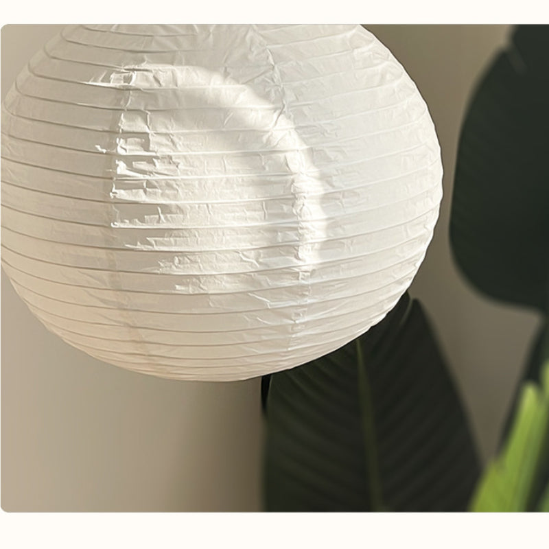 Ritta Japans Sferisch Papier Metaal Hanglampen Slaapkamer