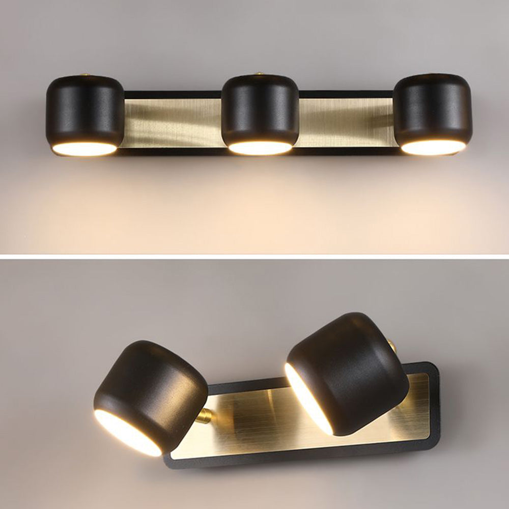 Cooley Ronde LED Wandlamp Zwart Wit Metaal Woonkamer Slaapkamer