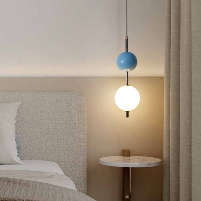Valentina Modern LED Hanglampen Rood Metaal Slaapkamer Woonkamer