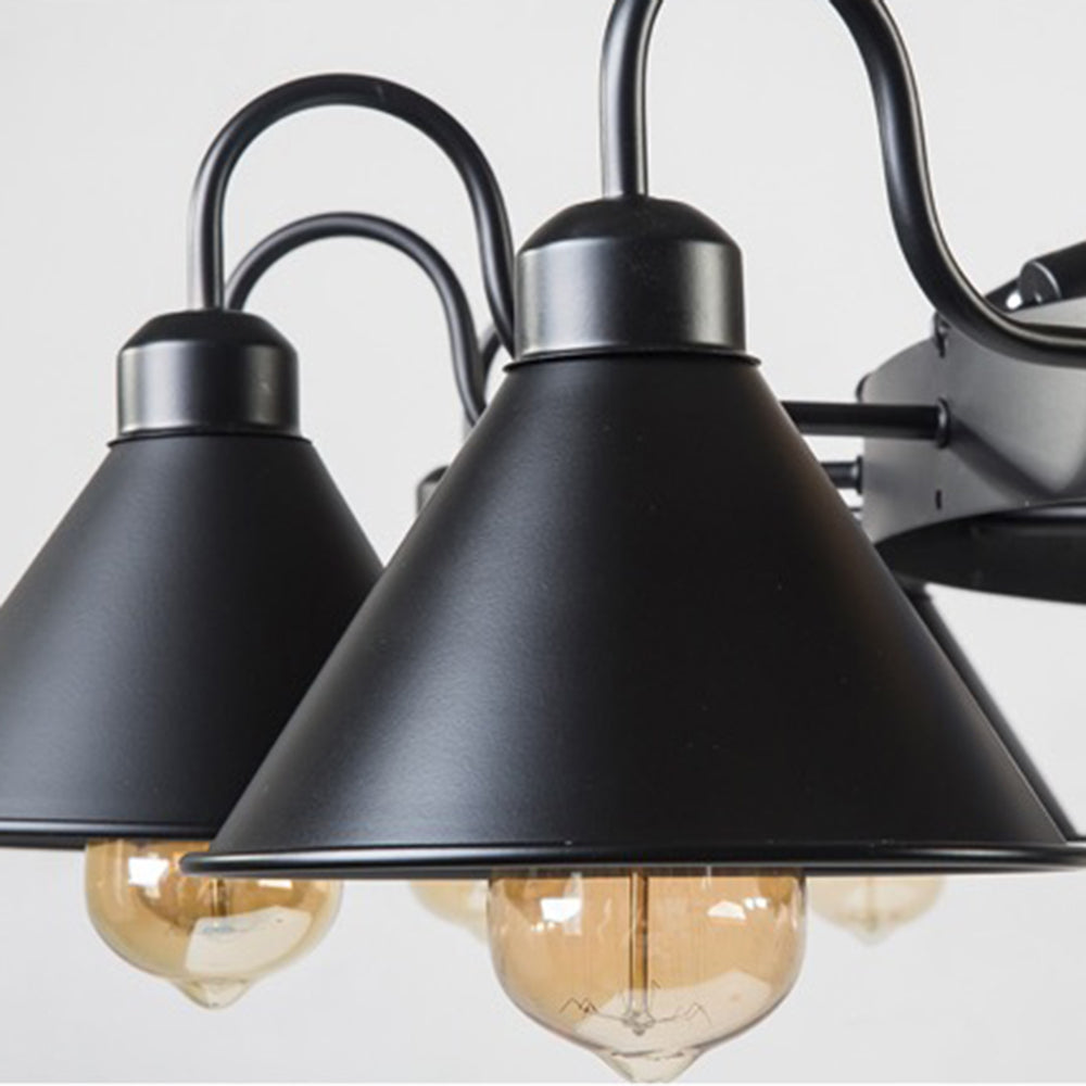 Alessio Grote LED Hanglampen Zwart Metaal Woonkamer Slaapkamer