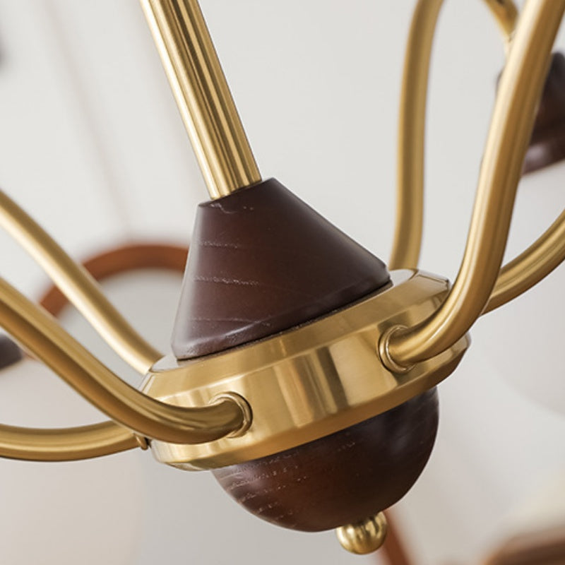 Valentina Franse LED Kroonluchters Chroom Goud Woonkamer/Slaapkamer