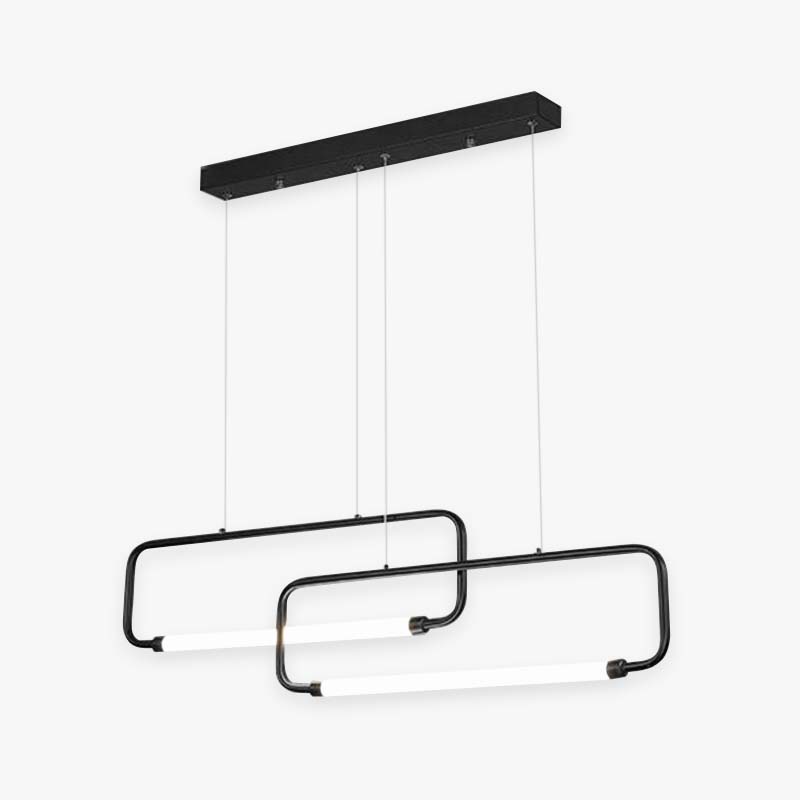 Bouvet Moderne Minimalistische Hanglampen Zwart Goud Woonkamer