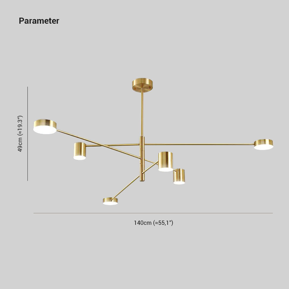 Weiss Moderne LED Hanglamp Metaal Zwart/Goud Slaapkamer/Woonkamer/Eetkamer