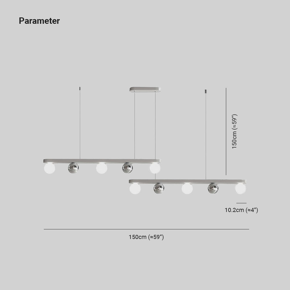 Valentina Moderne Design LED Hanglamp Metaal Acryl Eetkamer Woonkamer