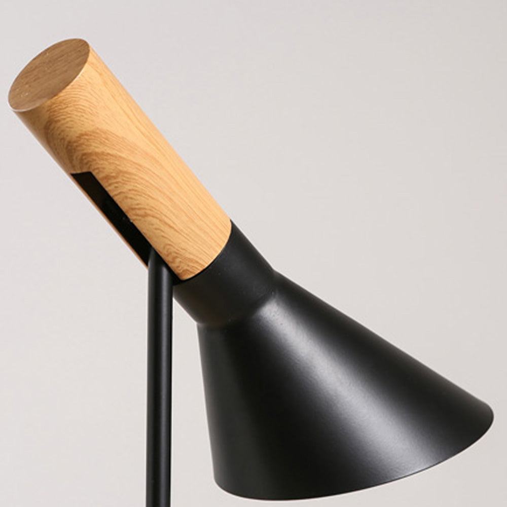 Carins Moderne LED Vloerlamp Zwart Wit Metaal Eetkamer Slaapkamer