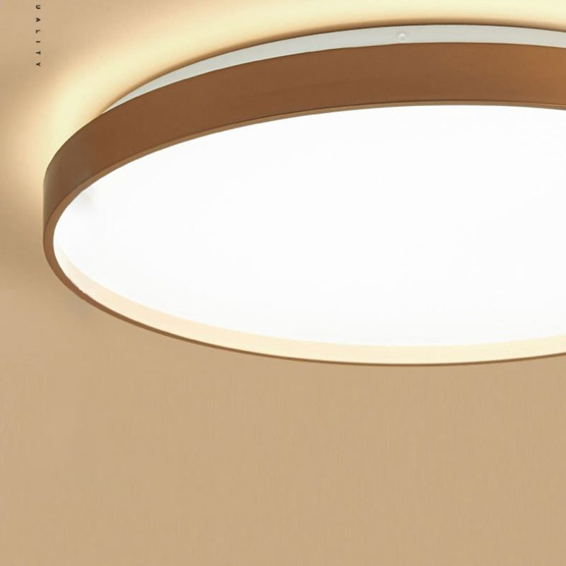 Quinn Statig Plafondlamp LED Wit/Koffie/Grijs Metaal/Acryl Woonkamer