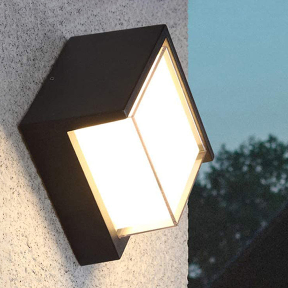 Orr Moderne Design LED Buiten Plafondlamp Metaal Zwart Buiten