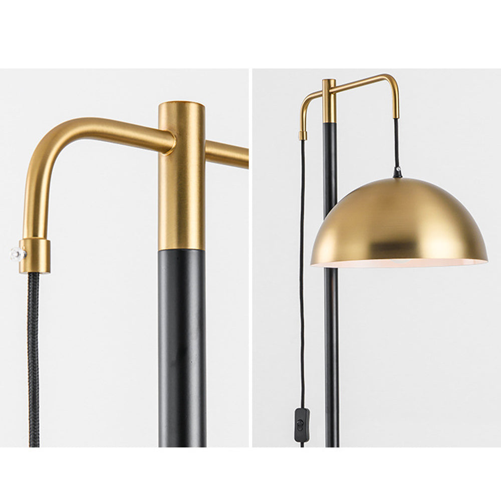 Carins Vintage LED Vloerlamp Zwart Metaal Woonkamer Slaapkamer