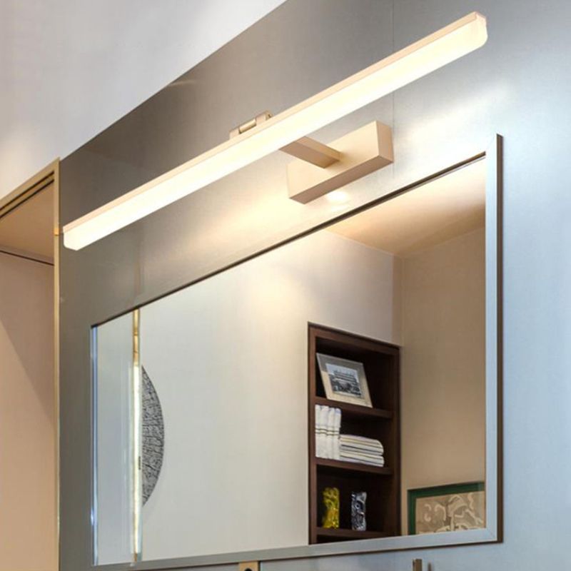 Edge Industriele LED Wandlamp Zwart/Goud/Zilver Bad/Woon/Slaapkamer Metaal&Acryl L40/50CM
