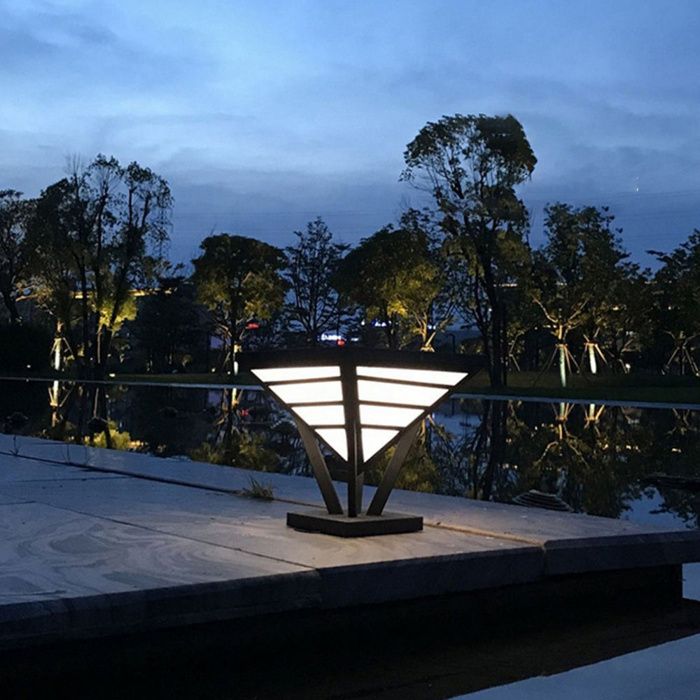 Riley Moderne Kleine Design LED Buitenlamp Metaal Zwart Buiten