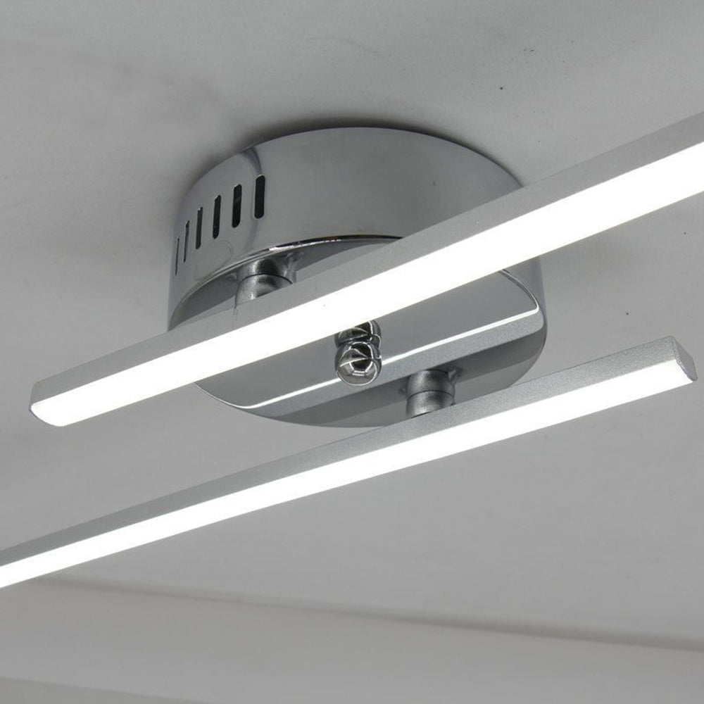 Edge Moderne LED Wandlamp Zwart/Zilver Woon/Slaap/Badkamer Binnen Kiezelzuurgel&Metaal