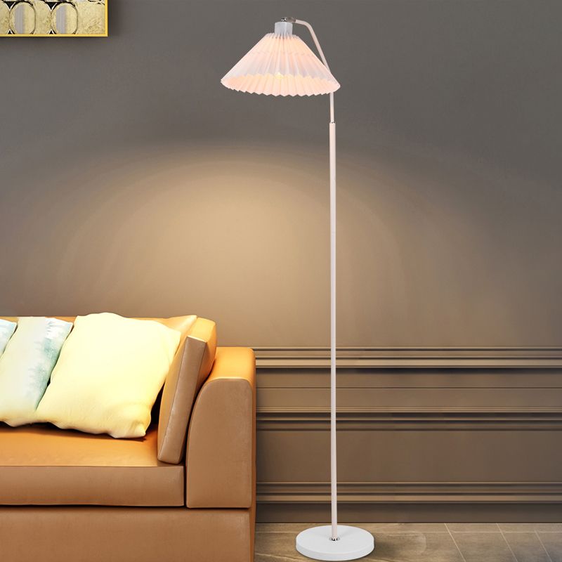 Ozawa Moderne Geplooide Vloerlamp Metalen Wit/Rood/Beige/Groen Eetkamer/Woonkamer