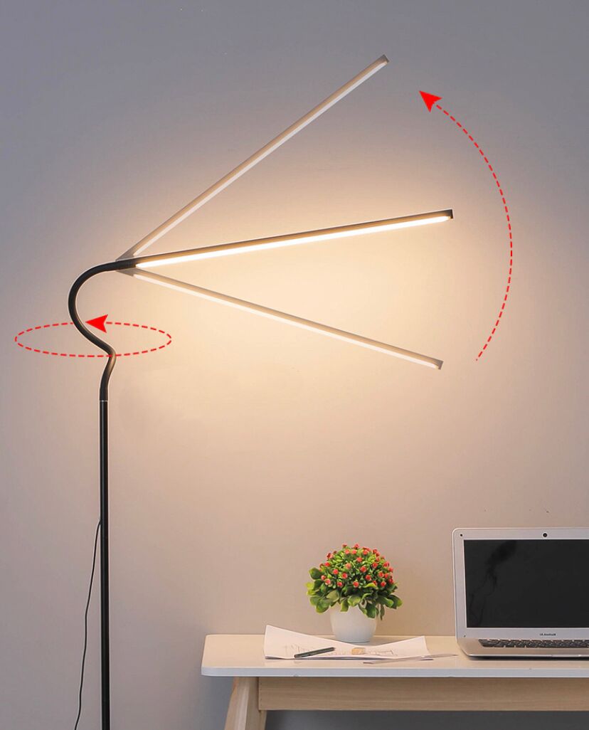 Eryn Moderne Boog LED Vloerlamp Metaal/Acryl Woonkamer