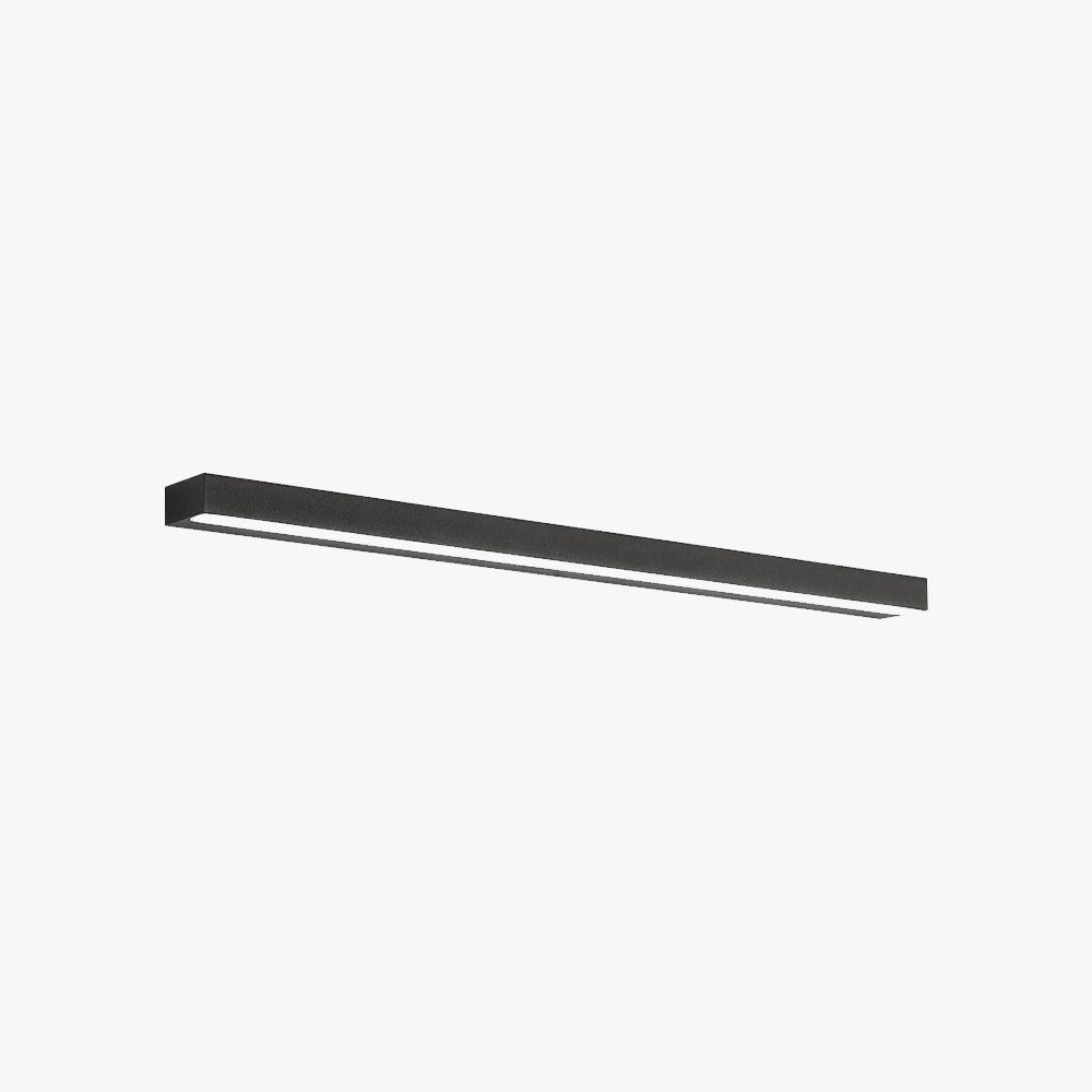 Edge Moderne Rechthoekig LED Wandlamp Zwart Metaal Bad/Woon/Slaapkamer