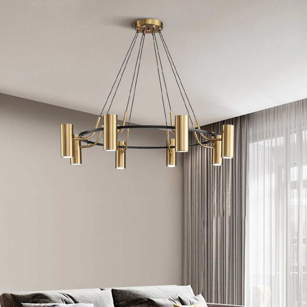 Weiss Moderne Ronde LED Hanglamp Metaal Goud Slaap/Woon/Eetkamer