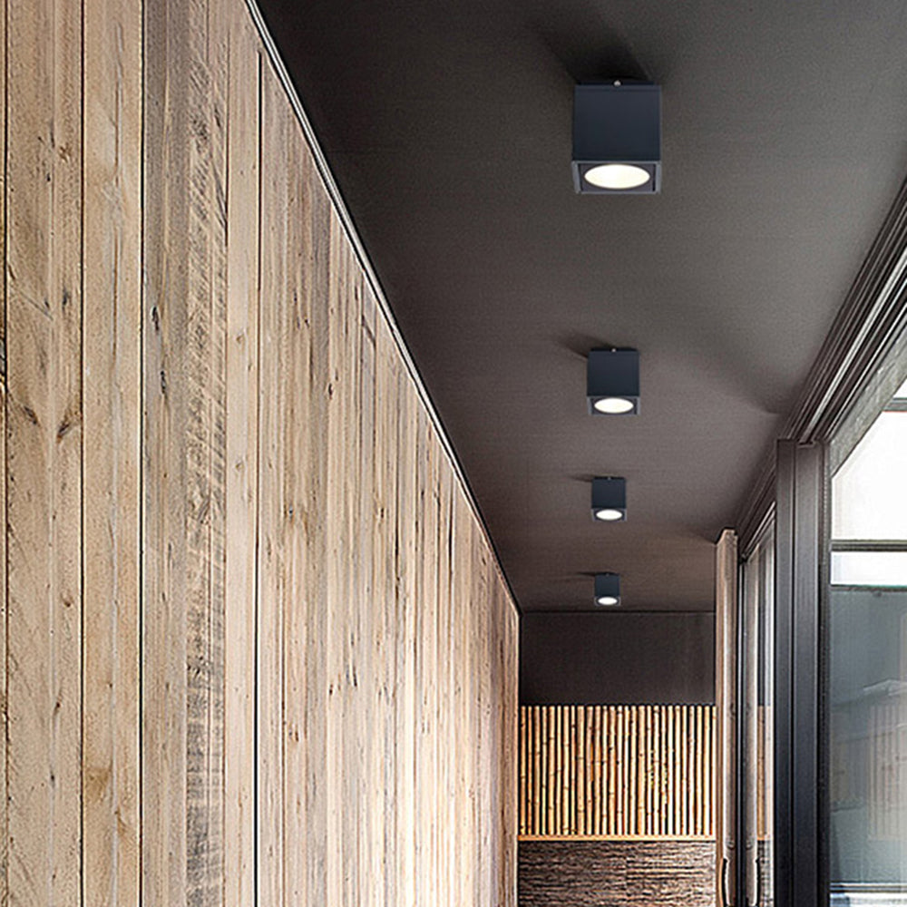 Orr Modern LED Plafondlamp Witte Zwart Metaal  Buiten Woonkamer