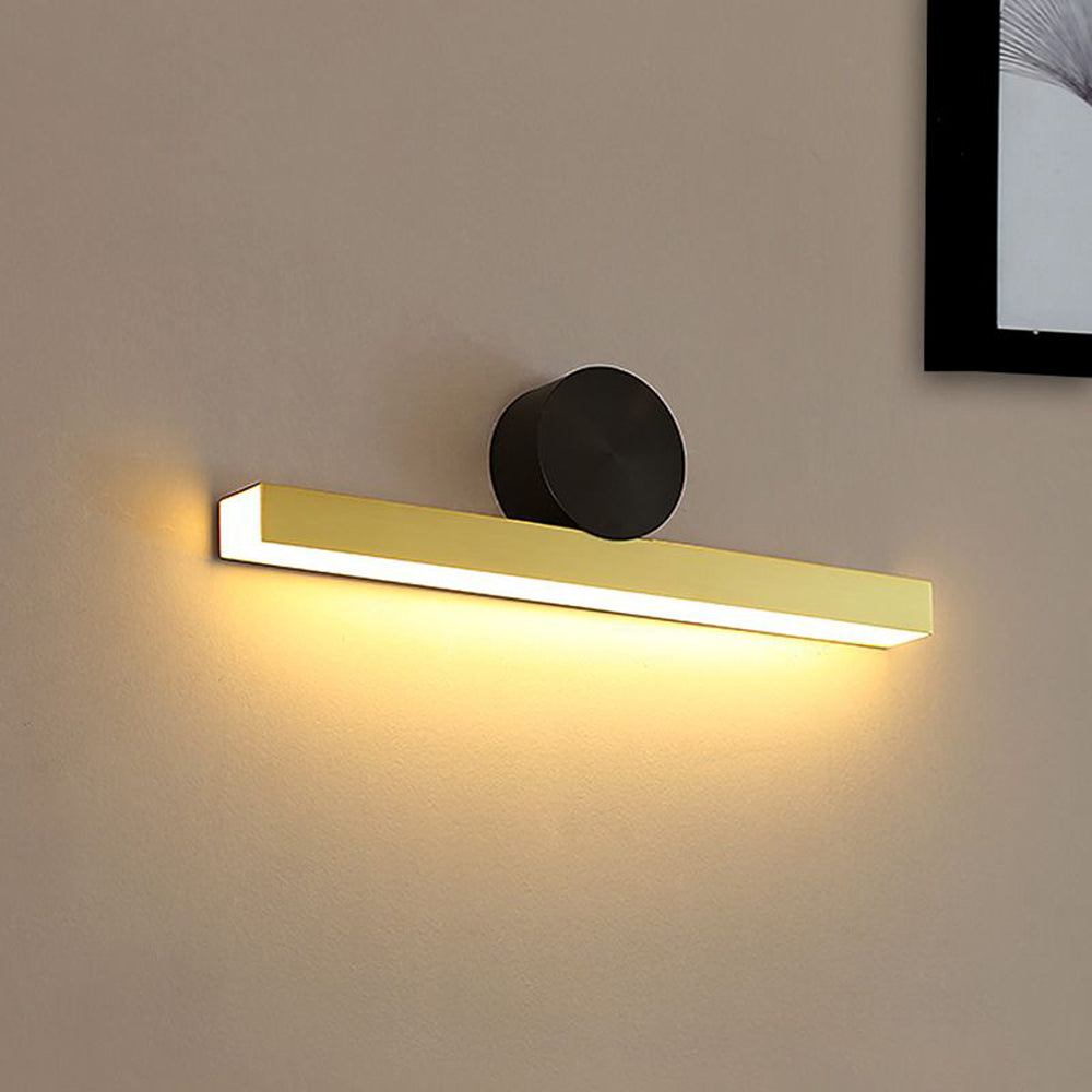 Edge Industriele LED Wandlampen Goud Metaal Slaapkamer Binnen