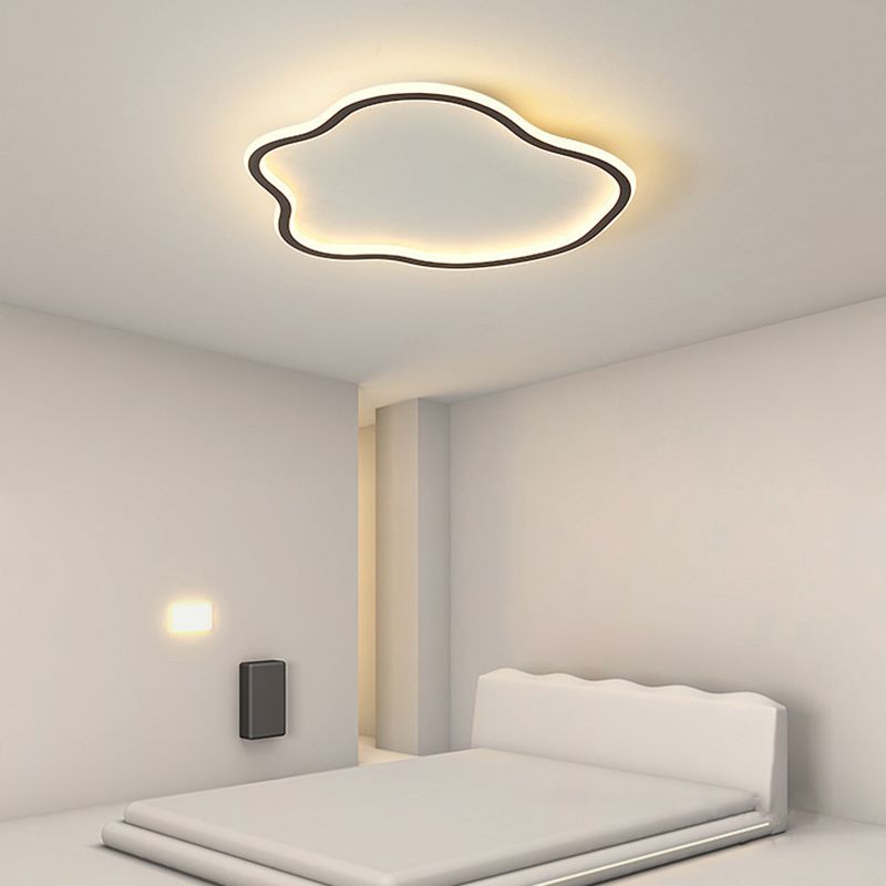Quinn Design Wolk LED Plafondlamp Metaal/Acryl Wit/Zwart Slaap/Woon/Eetkamer