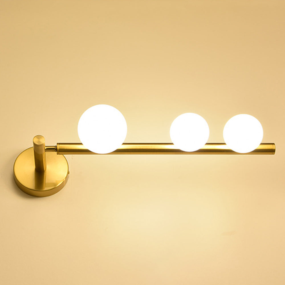 Valentina Design Ronde LED Wandlamp Goud Zwart Metaal Glas Eetkamer
