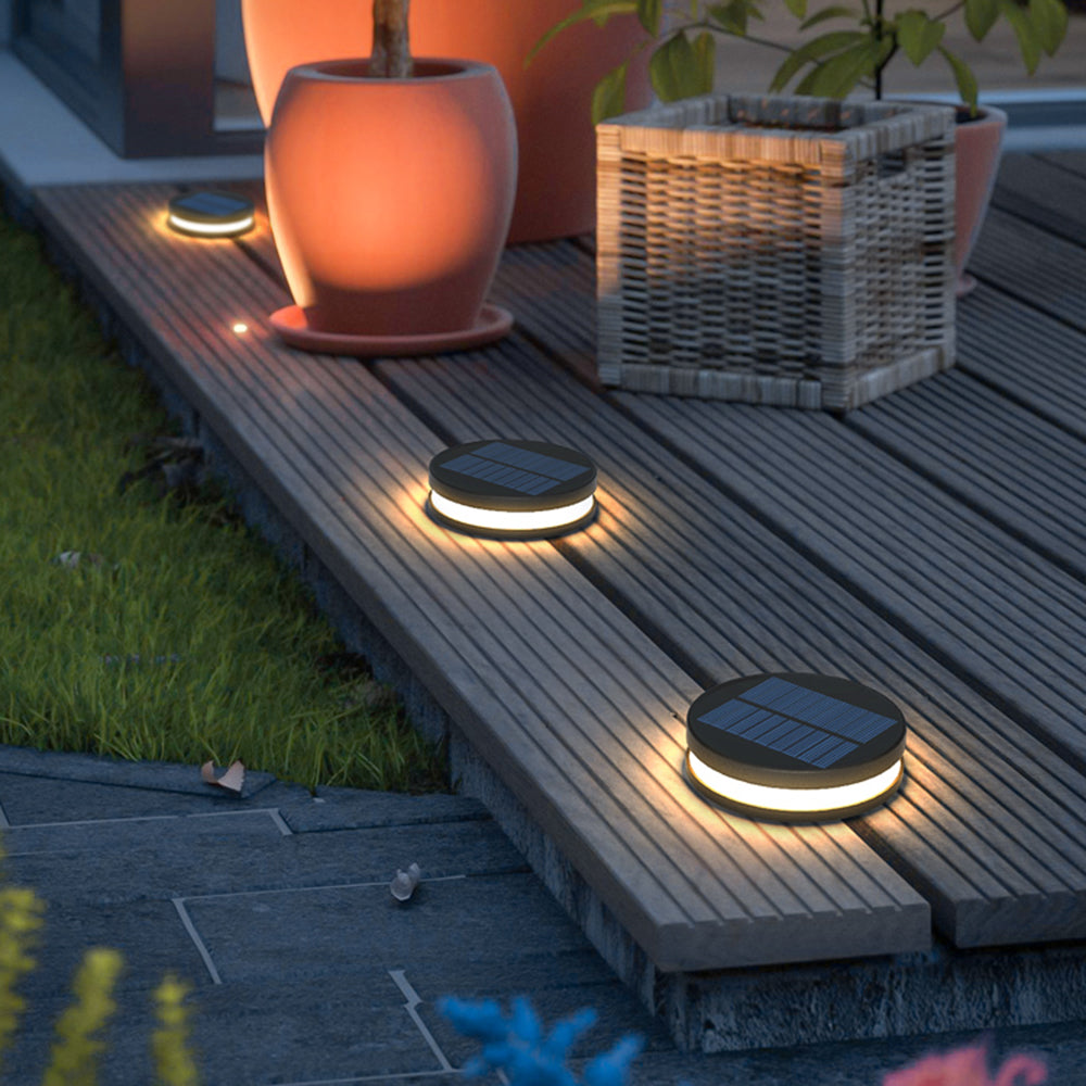 Orr Moderne Ronde LED Buitenlamp Zwart/Acryl Metaal Hal Tuin