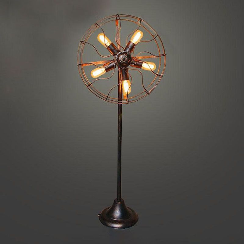 Alessio Vintage Design Industriele LED Vloerlamp Metaal Woon/Slaapkamer