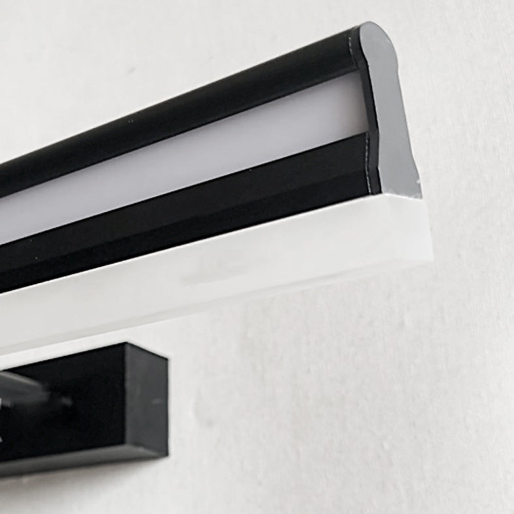 Edge Industriële Lineaire Metalen/Acryl Wandlamp Zwart