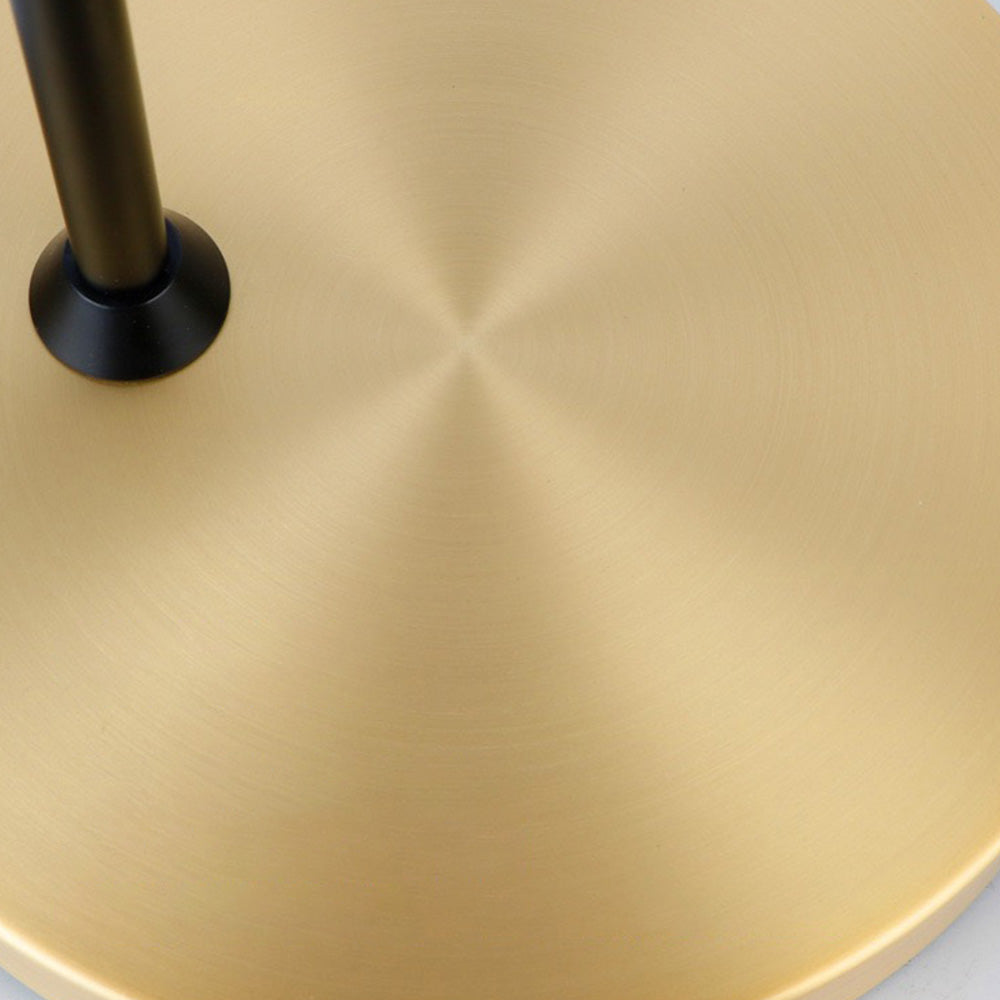 Freja Luxe Lineaire LED Vloerlamp Zwart Goud Metaal Slaapkamer Woonkamer