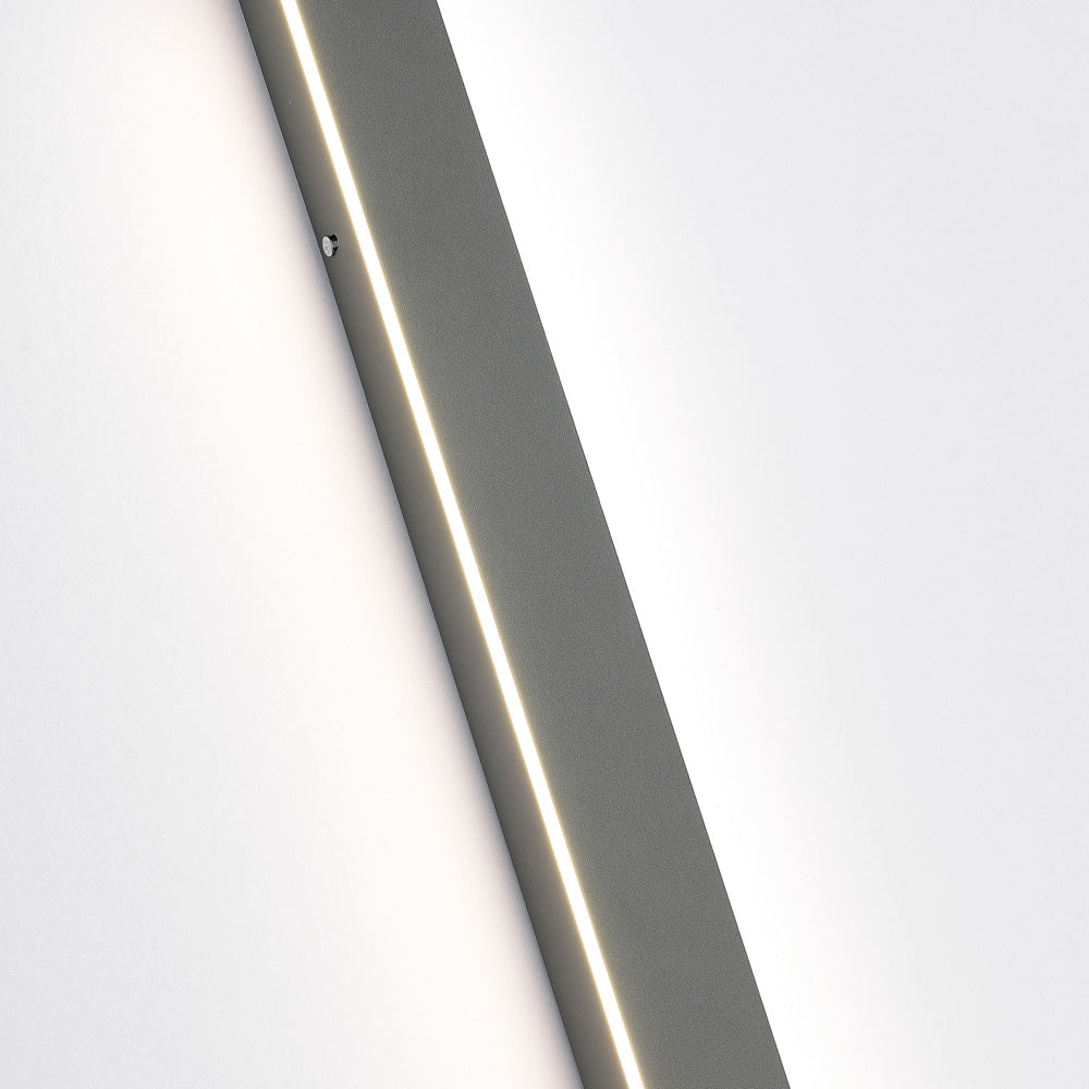 Edge Industriele LED Wandlamp Bruin Buiten Binnen Metaal Acryl Dimmbaar